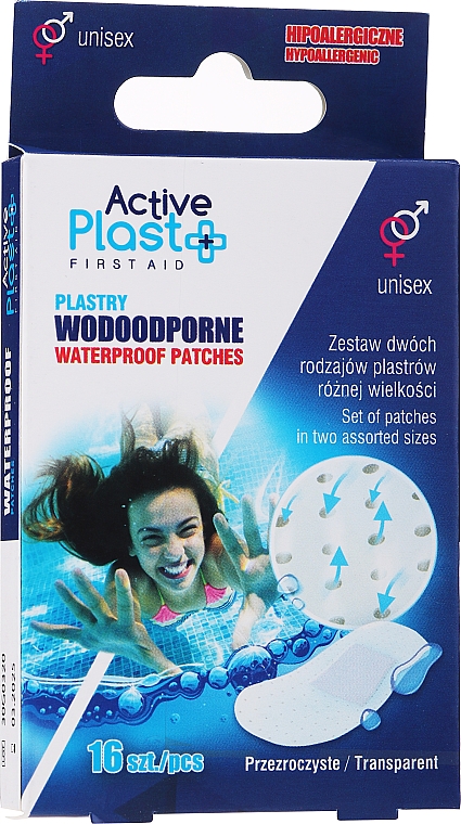 Wasserfeste Pflaster - Ntrade Active Plast First Aid Waterproof Patches — Bild N1