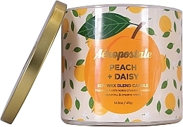 Duftkerze - Aeropostale Peach & Daisy Fine Fragrance Candle — Bild N2