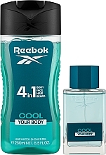 Reebok Cool Your Body Gift Set For Men - Duftset (Eau de Toilette 50ml + Duschgel 250ml)  — Bild N2