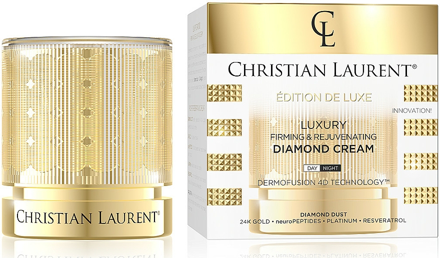 Luxuriöse straffende und verjüngende Gesichtscreme mit Diamantpulver - Christian Laurent Luxury Firming&Rejuvenating Diamond Cream — Bild N1