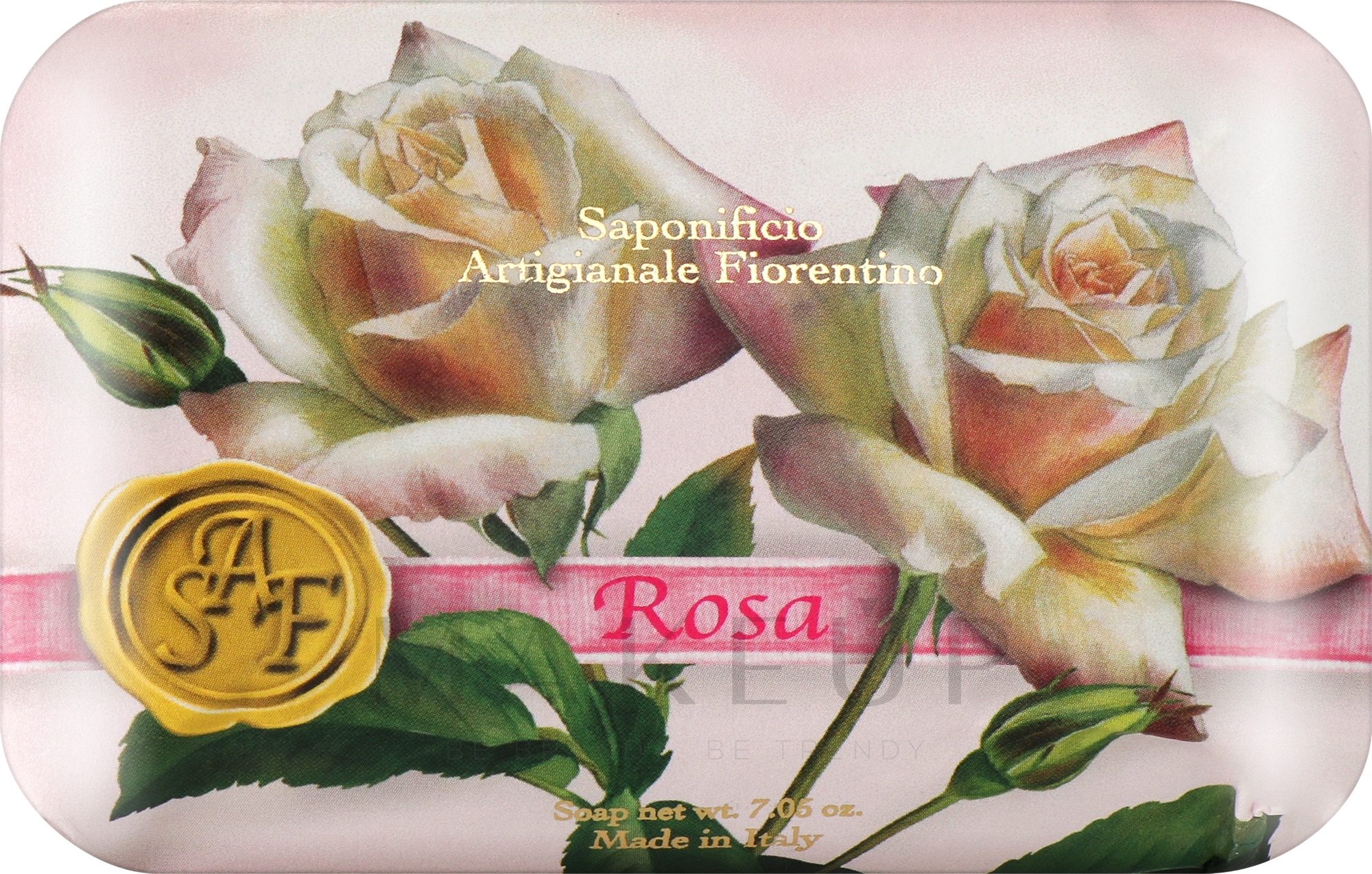 Kosmetische Seife Rose - Saponificio Artigianale Fiorentino Rose Soap — Bild 200 g