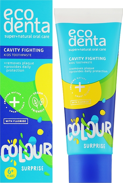 Kinderzahnpasta 6+ Jahre - Ecodenta Cavity Fighting Kids Toothpaste — Bild N2