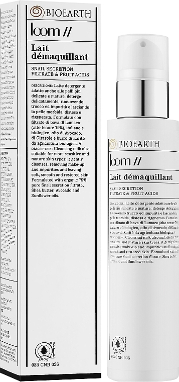 Gesichtsbalsam - Bioearth Loom Cleansing Milk  — Bild N2