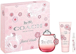Düfte, Parfümerie und Kosmetik Coach Floral Blush - Duftset (Eau de Parfum 90ml + Eau de Parfum 7.5ml + Körperlotion 100ml)