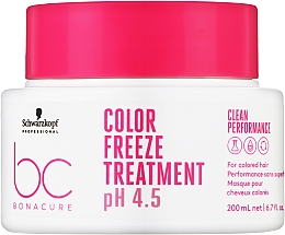 Maske für coloriertes Haar - Schwarzkopf Professional Bonacure Color Freeze Treatment pH 4.5 — Bild N2