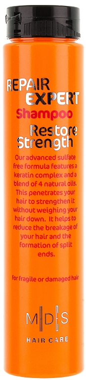 Regenerierendes Shampoo für brüchiges und geschädigtes Haar - Mades Cosmetics Repair Expert Restore Strength Shampo — Bild N2