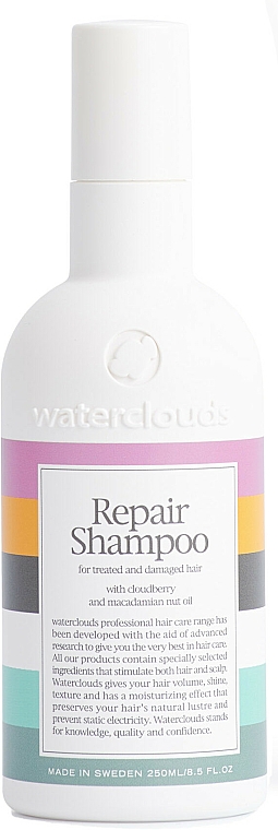 Regenerierendes Shampoo für behandeltes und strapaziertes Haar mit Moltebeere und Macadamianussöl - Waterclouds Repair Shampoo — Bild N1