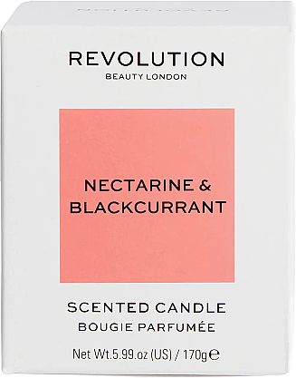 Duftkerze Nektarine und schwarze Johannisbeere - Makeup Revolution Nectarine & Blackcurrant Scented Candle — Bild N2