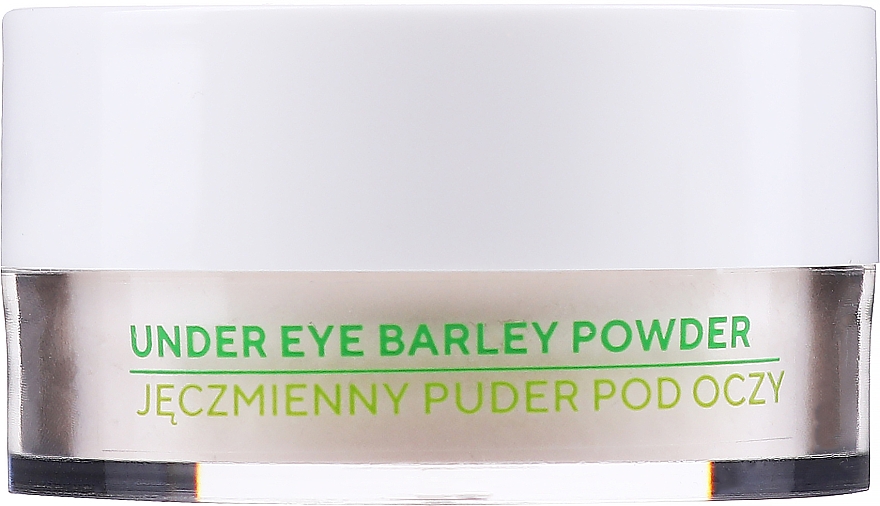 Loser Puder für die Augenpartie mit Koffein - Ecocera Under Eye Barley Powder — Bild N1