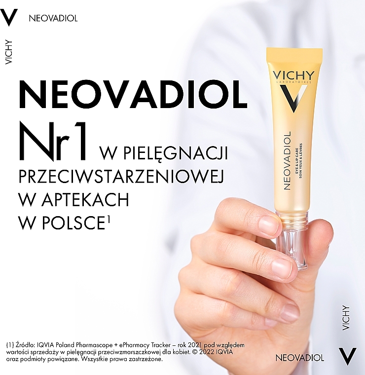 Straffende glättende und pflegende Augen- und Lippenkonturcreme - Vichy Neovadiol Gf Contours Levres et Yeux — Foto N5