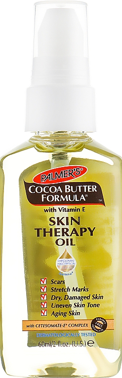 Feuchtigkeitsspendendes und pflegendes Gesichts-und Körperöl mit Arganöl und Vitamin E - Palmer's Cocoa Butter Skin Therapy Oil With Vitamin E — Bild N2