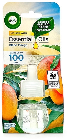 Nachfüllung für elektrischen Lufterfrischer Mango - Air Wick Essential Oils Island Mango  — Bild N1