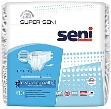 Windeln für Erwachsene 40-60 cm 10 St. - Seni Super Seni Extra Small 0 Fit & Dry  — Bild N2