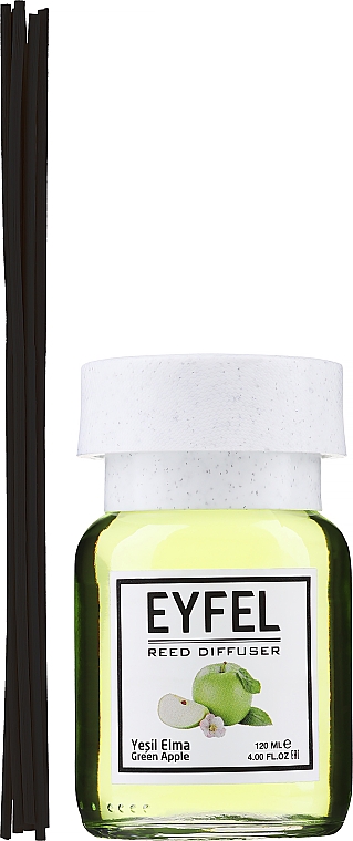 Raumerfrischer Green Apple - Eyfel Perfume Green Apple Reed Diffuser — Foto N4
