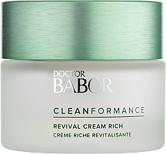 Anti-Falten-Glättungscreme - Babor Doctor Babor Clean Formance Revival Cream Rich — Bild N1