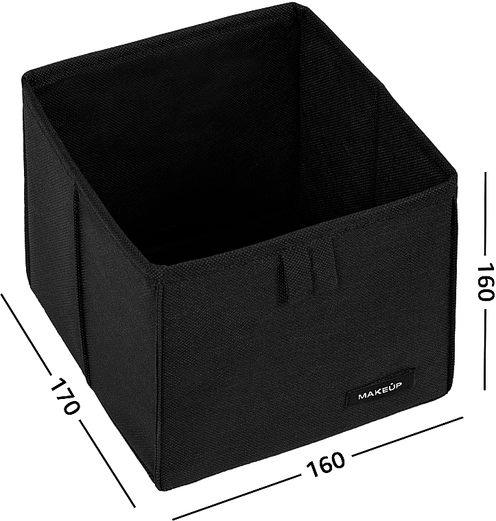 Aufbewahrungs-Organizer XS schwarz 17x16x16 cm Home - MAKEUP Drawer Underwear Cosmetic Organizer Black — Bild N2