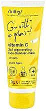 Düfte, Parfümerie und Kosmetik 2in1 Reinigende und revitalisierende Gesichtsmaske mit Vitamin C - Kili·g Vitamin C 2in1 Regenerating Face Cleanser-Mask