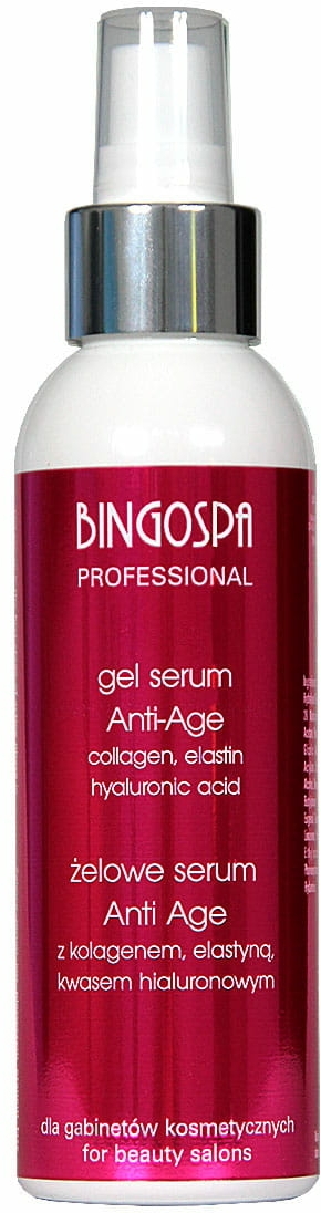 Anti-Aging Gel-Serum für Gesicht, Hals und Dekolleté mit Kollagen, Elastin und Hyaluronsäure - BingoSpa Artline Anti-Age Gel Serum — Bild 150 g