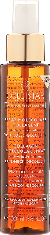 Anti-Falten Gesichtsspray mit Kollagen - Collistar Pure Actives Spray Molecolare Collagene — Bild N1