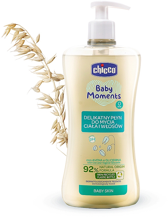 Mildes Babyshampoo für Haar und Körper - Chicco — Bild N1