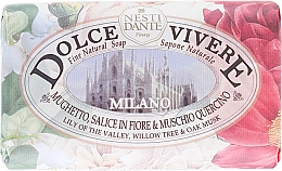 Düfte, Parfümerie und Kosmetik Naturseife Milano - Nesti Dante Natur Soap Lily of the Valley, Willow Tree & Oak Musk Dolce Vivere Collection