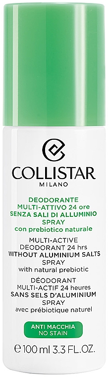 Deospray - Collistar Multi-Active Deodorant Without Aluminium Salts 24 Hours Spray — Bild N1