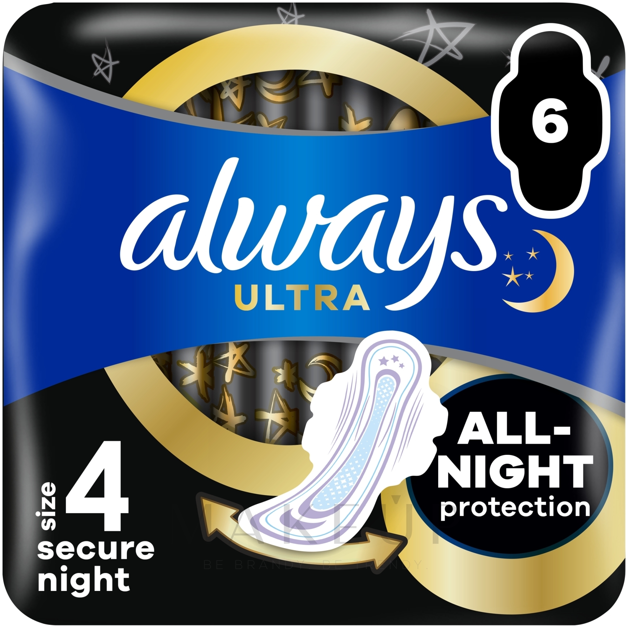Damenbinden Größe 4 6 St. - Always Ultra Secure Night — Bild 6 St.