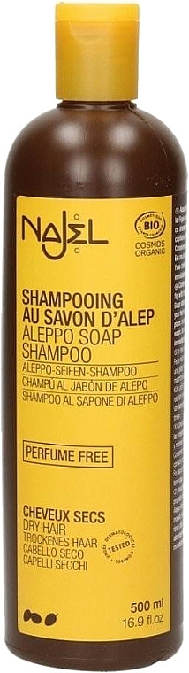 Aleppo-Seifen-Shampoo für trockenes Haar - Najel Aleppo Soap Shampoo