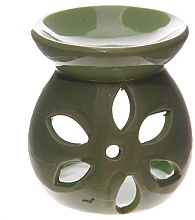 Düfte, Parfümerie und Kosmetik Aromalampe aus Keramik Blume grün - Home Nature