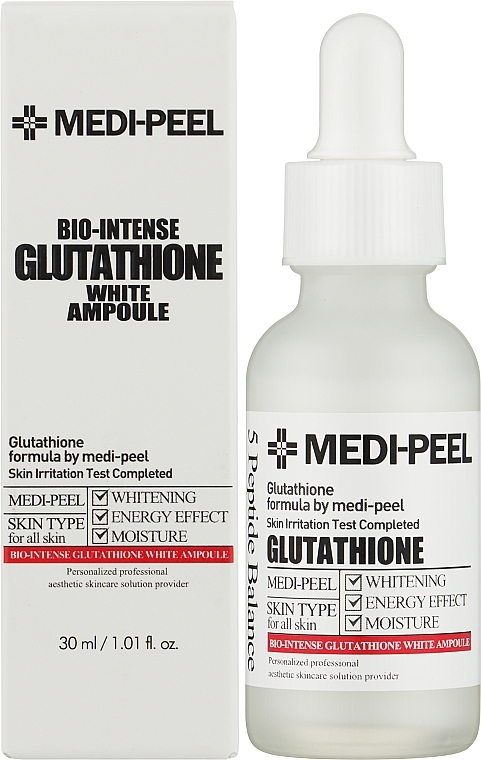 Aufhellendes und energetisierendes Gesichtsserum mit Glutathion - Medi Peel Bio-Intense Gluthione 600 White Ampoule — Bild N2