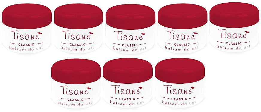 Lippenpflegeset - Farmapol Tisane Classic Lip Balm Set 7+1 (Lippenbalsam 8x4.7g) — Bild N1