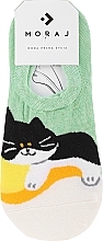 Düfte, Parfümerie und Kosmetik Kurzsocken für Damen Kater, CDB200-128, grün - Moraj