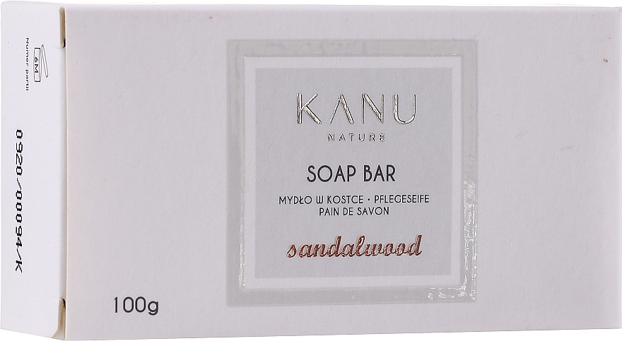 Hand- und Körperseife mit Sandelholz - Kanu Nature Soap Bar Sandalwood — Bild N1