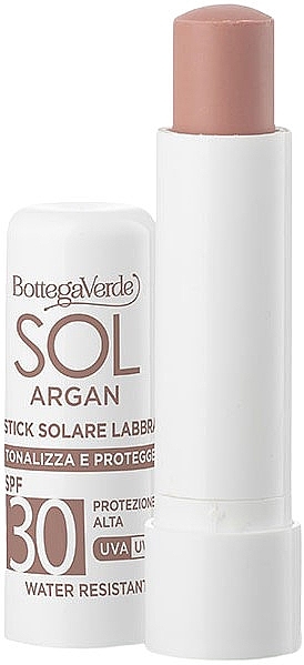 Sonnenschutz-Lippenbalsam - Bottega Verde Sol Argan Stick Solare SPF30 Water Resistant — Bild N1