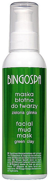 Schlammmaske für das Gesicht mit grüner Tonerde - BingoSpa Mud Mask With Green Clay — Bild N1
