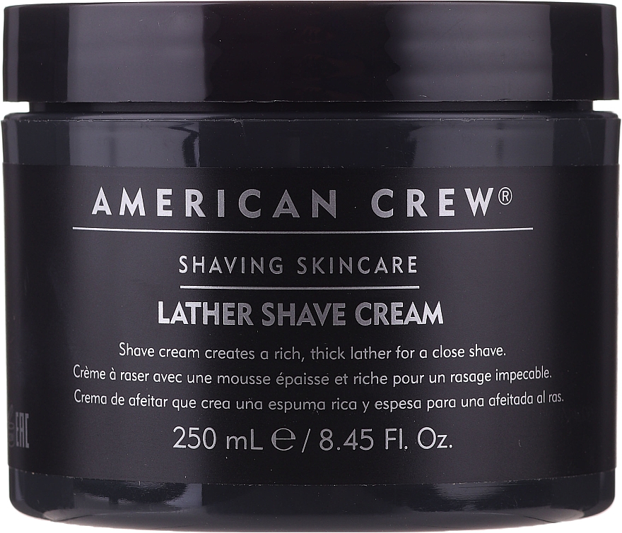 Feuchtigkeitsspendende Rasiercreme für alle Hauttypen - American Crew Shaving Skincare Lather Shave Cream — Bild N1