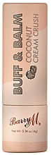 Düfte, Parfümerie und Kosmetik Peeling-Lippenbalsam mit Kokosnuss - Barry M Buff & Balm Coconut Cream Crush