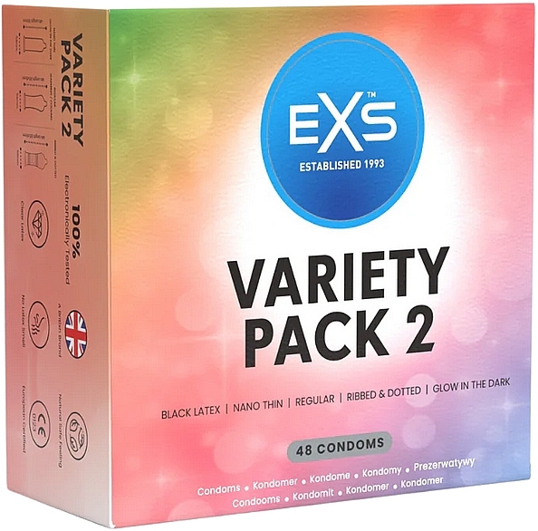 Kondomen - EXS Mixed Variety Pack 2 Condoms  — Bild N1