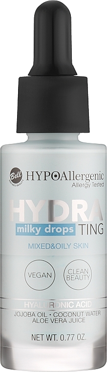 Hypoallergene Nährmilch mit Jojobaöl und Kokoswasser - Bell HypoAllergenic Hydrating Milky Drop — Bild N1