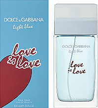 Dolce & Gabbana Light Blue Love is Love Pour Femme - Eau de Toilette — Bild N2