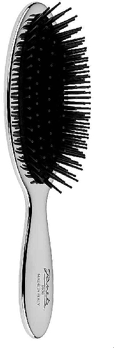 Kleine Massagebürste verchromt - Janeke Chromium Hair Brush — Bild N1