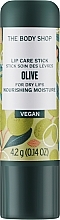 Nährender und feuchtigkeitsspendender Lippenbalsam mit Olive - The Body Shop Olive Lip Care Stick — Bild N1
