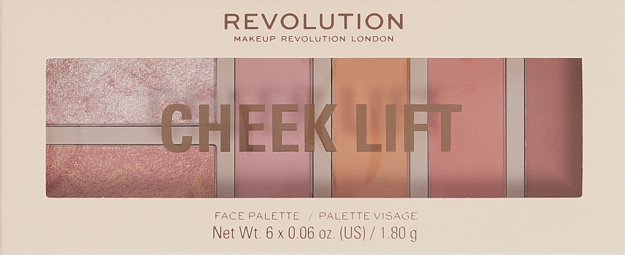 Make-up-Palette - Makeup Revolution Cheek Lift Face Palette — Bild N2