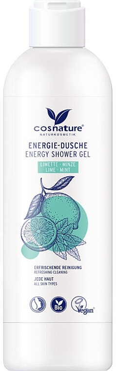 Erfrischendes Duschgel mit Minze und Limette - Cosnature Shower Gel Energy Mint & Lime — Bild N2