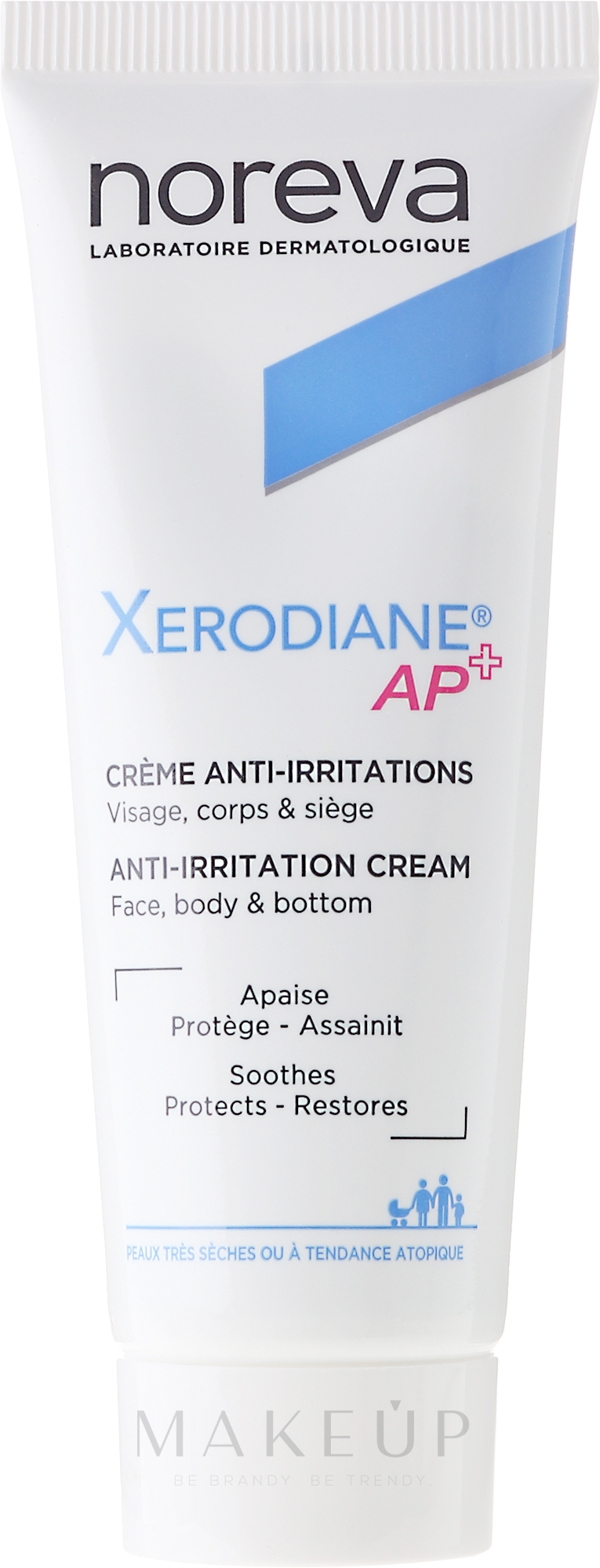 Beruhigende und schützende Gesichts- und Körpercreme gegen Reizungen - Noreva Laboratoires Xerodiane AP+ Creme Anti-Irritations Cu/Zn/Mn — Bild 40 ml