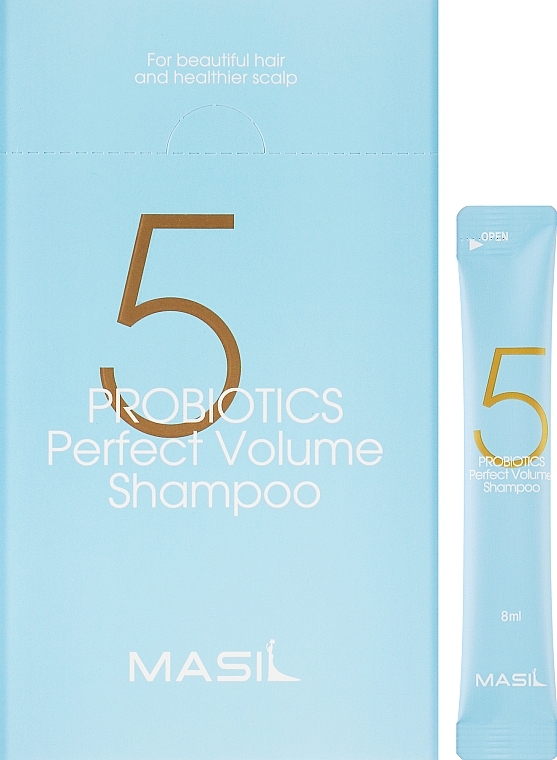 Probiotisches Shampoo für perfektes Haarvolumen - Masil 5 Probiotics Perfect Volume Shampoo (prybka) — Bild N2