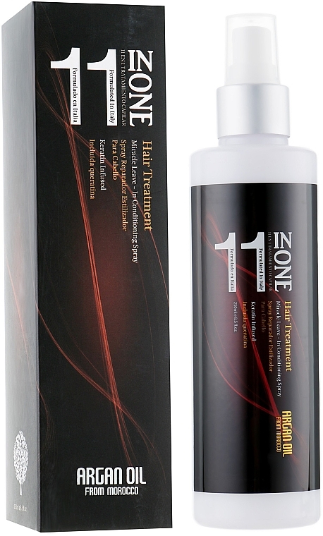 11in1 Ölspray zur Haarregeneration - Clever Hair Cosmetics Argan Oil&Keratin 11 in One — Bild N2