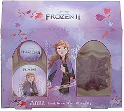 Düfte, Parfümerie und Kosmetik Disney Frozen II Anna Gift Set - Duftset für Mädchen (Eau de Toilette 50ml + Seife 50ml)