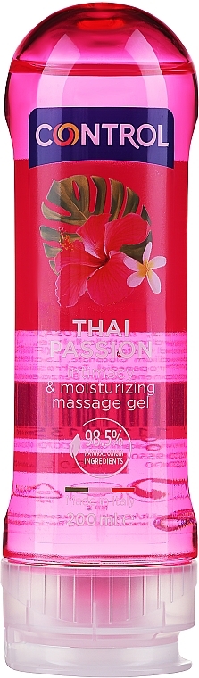 Massagegel - Control Thai Passion Moisturizing & Massage Gel — Bild N1