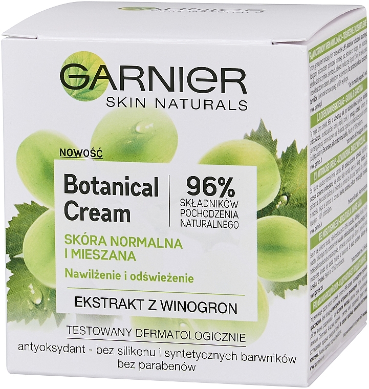Feuchtigkeitsspendende Gesichtscreme mit Traubenextrakt - Garnier Skin Naturals Botanical Grape Extract — Bild N6